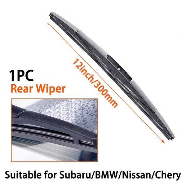 12 Inch Rear Windshield Wiper Blade All-Season Original Equipment Replacement Fit For Lifan X60 2011-2018,Geely GX9 Hatchback 2014-2016,Geely GX7 EX7 EV8 GX9 SX7 2012-2015,Peugeot 4007 2007-2012, Civic Tourer Estate 2012-2015, CR-V CRV MK5 2017-2020, Odyssey 2005-2017/ Element 2002-2012,Subaru Impreza GJ GP VA 2014-2016