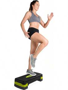 Tone Fitness Compact Aerobic Step Platform | Exercise Step - Black/Blue - View 10