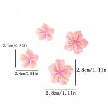6pcs/12pcs Set Pink Sakura Shoe Charms, DIY Shoe Decorations, Featuring Vibrant Tulip Flowers, Made Of ABS Resin, Suitable For Both Men And Women, Applicable To Garden Shoes And Sandals, Valentine's Day Party Gifts, Shoe, Spring Summer Picks, Brides Maid Gifts, Room, Bedroom Decor, Bedroom Decor, Beach, Travel, For Men, For Women, Vacation,Women's Day,Travel Essentials,Wedding Favours,Y2k,Bedroom,Car Accessories Women,Kitchen Deccor - Pink - View 5