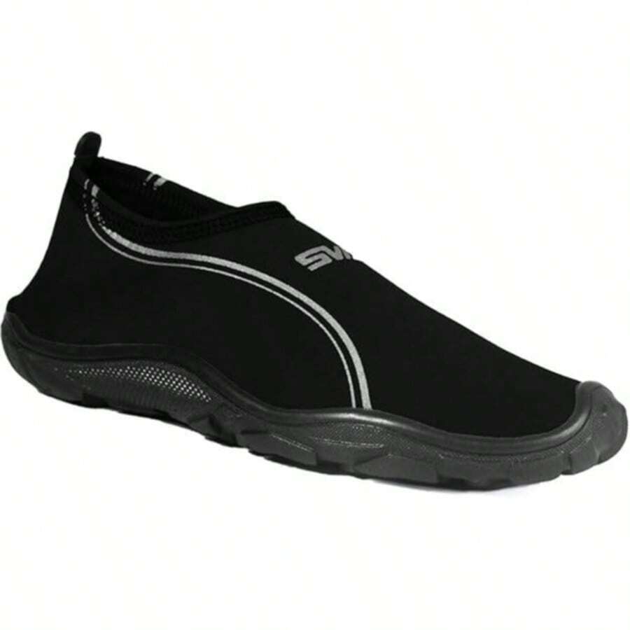 Aquashoes Tenis para Playa Natación Zapatos Acuáticos Unisexadultos - Negro - Ver 1
