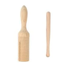 1 件木制乐器音管小型单螺纹环形打击乐器管蛙鸣管 - 彩色 - 查看 4