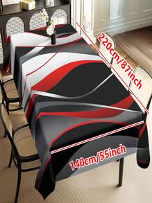1/20 Stück Schwarz-Weiß Tischdecken, rechteckige Speise- und Kaffeetisch Tischdecken, 3D Optische Effekte, 2D bedruckte Tischdecken, Hochzeitstisch Dekorationen, Heim Dekorationen, geeignet für Picknicks, Camping, Hochzeiten, Geburtstagsfeiern