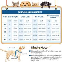 狗狗救生衣，抗撕裂高浮力，带救援手柄，纯色设计，适合小型、中型和大型犬