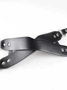 1PC Women's Sexy Eye Mask, Personalized Custom Eye Mask, PU Leather Eye Mask, Light-Blocking Eye Mask, Women's Bondage Eye Mask, Fun Bondage Eye Mask, Adult Game Eye Mask, Is A Masquerade Mask, Party Gathering, Halloween, Valentine's Day First Choice, Rave