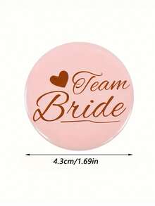 1/6/9/12/13/18pcs Bride-To-Be Badges - Exquisite Metal And Paper Design, Suitable For Wedding Eve Party Decor, Bachelorette Party Favors And Bridal Shower Gifts, Bachelorette Party Decor | Holiday Decor | Exquisite Badge Design, Bachelorette Party Decor - Multicolor - View 9