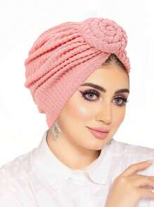 1 buc. Turban elastic pentru femei - Design răsucit, pălărie ușoară și caldă de iarnă pentru petreceri dansante și ieșiri casual, opțiuni multicolore (doar spălare manuală), accesoriu elegant pentru cap, eșarfă versatilă, croială perfectă