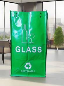 Color Printed 3-In-1 Trash Bags - Foldable Polypropylene Storage Bags ,Separate Recycling Waste Bin Bags For Kitchen Home Hotels And Property Management,Waste Trash Sorting Organizer, Reusable Waterproof Back To School