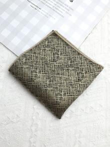 1pc Pocket Square Handkerchief, Suitable For Business, Party, Casual And Streetwear
