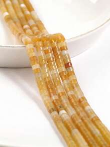 50pcs 2*4mm Round Agate, Turquoise, Quartz White Beads, DIY Bracelet Spacer Beads