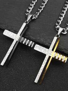 Christ Jesus Pendant Necklaces For Men Women Stainless Steel Religious Christian Heavy Man Necklace Jewelry