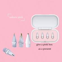 4pcs Replacement Nibs For Apple Pencil 2/1, For IPad Pro Pencil 2/1 (Includes Nib Storage Box), Essential Office & School Supply, Capacitive Stylus Accessories