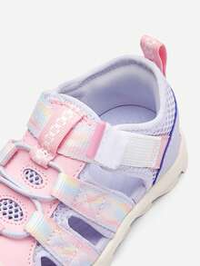 Balabala Unisex Kids Anti-Slip Water Shoes, Breathable Outdoor Sandals - Pink Purple - View 9