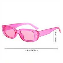 Cross-Border Versatile  Retro Small Frame Personalized Fashion  Men's And Women's  European And American Rectangular