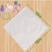 3/6pcs Men's Handkerchiefs, Soft & Comfortable White Handkerchiefs, DIY Design Paint Tie-Dye Print White Handkerchiefs, Pocket Squares, Sweat Towel Handkerchiefs, Perfect For Parties, Events And Gifts