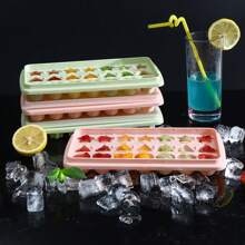 1PC Plastic Ice Cube Trays, Ice Cube Molds, Ice Cube Boxes, Ice-Making Boxes, Covered Ice Cube Trays, Household Ice-Making Molds