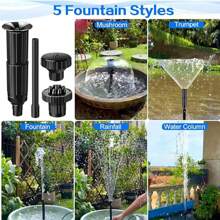 8pcs/Set Fountain Nozzle Kit - Mushroom Water Fountain Nozzles For Pond Fountain Submersible Pump Swimming Pool
