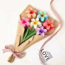 6 Pcs Flower Hair Claw Clips - Hawaiian Hair Clips For Women, Summer Beach Essentials Hair Accessories - 基本的 - 查看 5