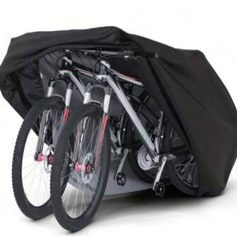 1 stuk waterdichte fietshoes, UV-bescherming, sneeuwbestendig, diefstalbestendig met slotgat, winddicht met gesp, all-weather outdoor fietstas, voor mountainbikes, elektrische fietsen en stadsfietsen. Willekeurige verzending.