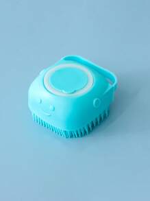 Bath Brush Scrubber Soft Silicone Pet Shower Grooming Shampoo Massage Dispenser For Short Long Haired Dogs And Cats