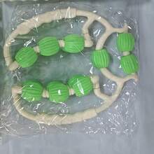 15-Wheel Leg Massager, 5-Wheel Roller, Massage Acupressure Ball - 33cm Yoga Pillar, Essential Muscle Relaxation Equipment For Women, Portable And Practical, Home Fitness Equipment, Home Sports Equipment For Women, Relaxation Equipment For Women, Beautiful Leg Massager, Double-Row Leg Massager Roller, Yoga Pillar, Leg Slimming Tool, Leg Muscle Relaxation, EVA Foam Roller And Handheld Massage Ball - Multicolor - View 31