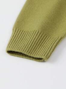 Annil Ropa de niños: Suéteres de punto con cuello redondo bordados, para niños y adultos, para otoño