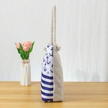 Nueva bolsa de playa con estampado de ancla de gran capacidad para vacaciones