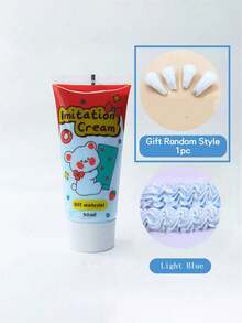 3 Packs(Random Colors) Cream Glue Kit, Decoden Whipped Cream Glue, Simulation Fake Cream Glue, DIY Decoden Cream, Suitable For DIY Crafts And Phone Case Accessories Decoration(Mixed Colors, 50 Ml) - Multicolor - View 40