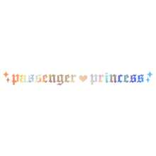 Passenger Princess Vinyl Car Decal, Girly Vinyl Sticker For Window, Fashion Vinyl Decal, Cute Car Accessories, Vinyl Car Decal For Women