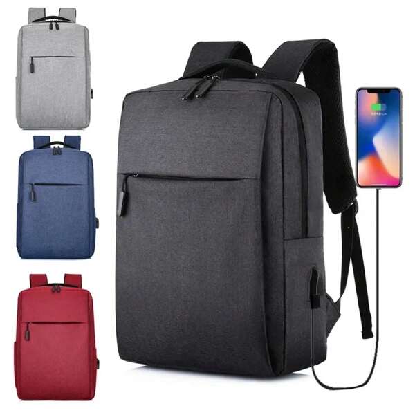2024 neue vielseitige Business-Tasche, USB-aufladbare Schultasche, wasserdichter Laptop-Rucksack
