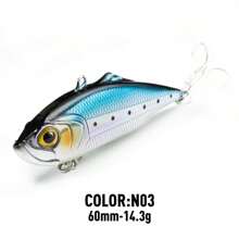 KINGDOM Kingdom VIB 60mm 75mm Fishing Lures Sinking Artificial Bait Good Action Wobblers Lure Fishing Swim Hard Baits For Ice Fishing