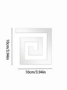 Juego de 10/20 pegatinas con espejo autoadhesivo - Tamaños versátiles de 5/10 cm para una fácil decoración del hogar, perfectas para la sala de estar, el dormitorio, los bordes de los gabinetes y las ventanas, pegatinas, decoración de pared, artículos de decoración de primavera para renovar su hogar, pegatinas de decoración de fiestas, regalos de cumpleaños y graduación, pegatinas de espejos de pared de acrílico para la decoración de la habitación