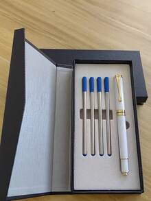 [Customization] Offer 1pc High Quality Customized Ballpoint Pen, With 1pc Gift Box Pocket Clip - Smooth Writing, Refillable Midi, Elegant Gift Box, 5pcs Extra Refills, Personalized Business Gift - Unique, Thoughtful For Colleagues, Friends, Family, Christmas, Father's Day, Thanksgiving, Back To School, For For University, High School Senior High School Students, College Students, University Students, Freshman, Sophomore, Underclassmen, Season Picks, Office & School Supplies, Customized Ballpoint Pens,Office Decor - Multicolor - View 97