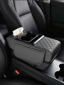 Caja de almacenamiento para automóvil, Extensión de apoyabrazos para automóvil, Caja de apoyabrazos central para automóvil, Caja de apoyabrazos de material de alta gama y diseño ergonómico, Mejora de la comodidad de conducción, Resistente al desgaste y a la suciedad, fácil de limpiar, compatible con varios vehículos, nueva caja de pañuelos con portavasos, almacenamiento en capas, móvil, organizador de almacenamiento para mujeres, regalo de artículos esenciales para viajes - Multicolor - Ver 17