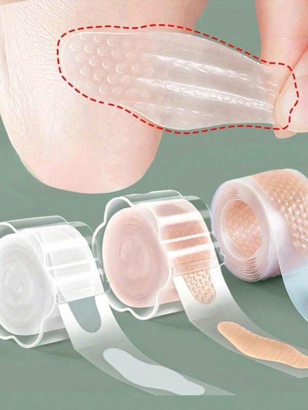 A Pack Of 30 Gel Heel Protectors - Adhesive Blister Pads And Insoles, Foot Care Cushioning Pads.