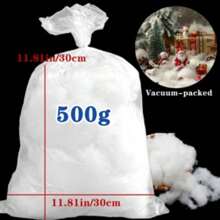 High-Quality Soft Stuffed Material, 500g/1000g - High Elasticity Filling Cotton For Toys, Pet Beds, Textiles, Backrest Pillows, Christmas Tree & Snowflake Decorations, DIY Crafts, With A High Elasticity And Delicate Softness