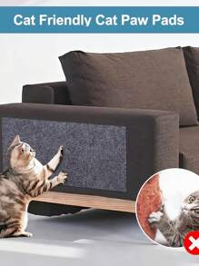 Cat Scratch Couch Furniture Protector, Cat Scratching Mat, Cat Scratch Pad, Cat Scratching Post, Cuttable Cat Scratcher, Adhesive Cat Scratch Pad Deterrent For Furniture, DIY Climbing Cat Scratcher Couch Protector From Cat Claws Scratching For Indoor, Cat Wall Scratcher