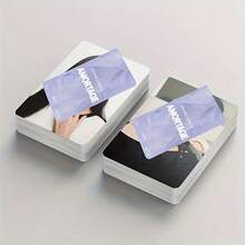 1 pieza / 55 piezas Miniálbum KPOP JISOO AMORTAGE Póster de alta calidad Tarjetas LOMO, impresión a doble cara, regalo perfecto para fans y familia, mercancía de fan | Portada con tipografía estilizada | Tarjeta duradera