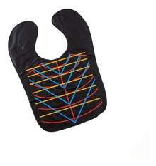 Capa Pensa de Goma A08-2 para Peluquería, Bata Antideslizante para Tintura y Corte, Accesorio Profesional para Salón de Belleza y Barbería - Negro - Ver 3