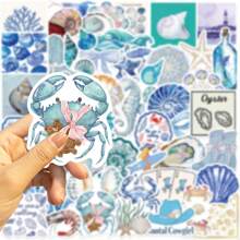 100Pcs Ocean Stickers Sea Creature Stickers Sea Stickers Ocean Animal Stickers Fish Stickers Seashell Stickers Pink Stickers Blue Stickers Aesthetic Stickers Vinyl Waterproof Stickers Aesthetic Laptop Sticker Pack Skateboard Stickers Water Bottle Stickers Notebook Stickers, School Supplies,Back To School