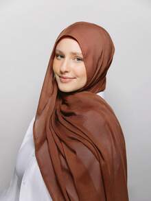 FADZOYLE 1 Stück einfarbiger Hijab Schal aus hochwertigem Modal, Sommer Strand Sonnenschutz Schal und Kopftuch, exklusives Maxi-Tuch, Abaya für den Alltag, Unterkappe für Frauen, Schleier für Festivals, Gebete und Pilgerreisen, muslimisches Zubehör - hellgrau - Übersicht 9