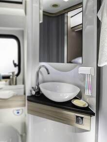 1pc 6-Slot Wall Mounted Toothbrush Holder, Multifunctional Bathroom Toothbrush & Toothpaste Storage Box, Steady Grip Design, Easy Installation, Suitable For Bathroom - Multicolor - View 6