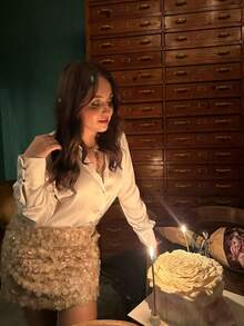 Women's Spring And Summer Fashion Elegant Dressing Y2K Sexy Shiny Tight Mini Skirt/High Waist Shiny Short Skirt/Summer And Spring Party Club/Back To School Skirt - Beige - View 4