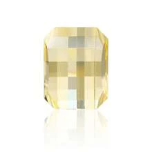 One 100% Cubic Zirconia 8mmX10mm Square Pixel Cut Gemstone For Charms Advanced Jewelry Making Materials DIY