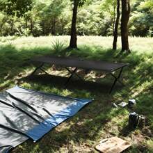 Pat pliabil pentru camping în aer liber pentru adulți, șezlong de grădină, leagăn, cu geantă de transport, capacitate mare de încărcare, pat pliabil portabil