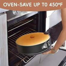 3pcs/1pc Round Cake Baking Mold, Lockable Cake Mold, Baking Tool, Removable Bottom Cake Mold Set,