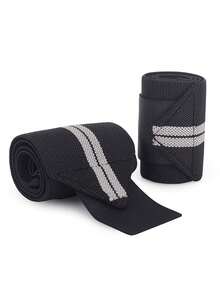 1 Striped Polyamide Sports Wristband, High Elasticity And Adjustable To Prevent Sprains