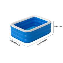 1pc PVC Inflatable Swimming Pool Slide, Suitable For Large Inflatable Swimming Pools Over 1.8m, Anti-Leak Jumbo Inflatable Water Slide, Outdoor Water Fun Family Pool Toy With Easy Storage