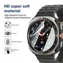 1-5PCS Full Screen Protector For Galaxy Watch7 6 5 4 40/44mm Hydrogel Film Protective Cover For Watch Classic 43mm 47mm