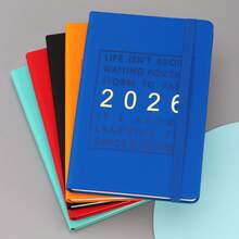 2026精装日程表-12个月（1月12月）周月日程表100g纸成人每日计划整理器新计划本计划表自律打卡待办事项清单文具笔记本 - A5 - 查看 5