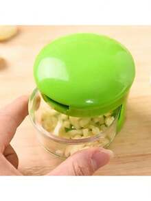 1pc Stainless Steel Garlic Press, Easy Garlic Chopper Tool, Multifunctional Manual Garlic Crusher, Easy To Use, For Mincing, Grilling, Cutting And Grinding In Cooking - Multicolor - View 2